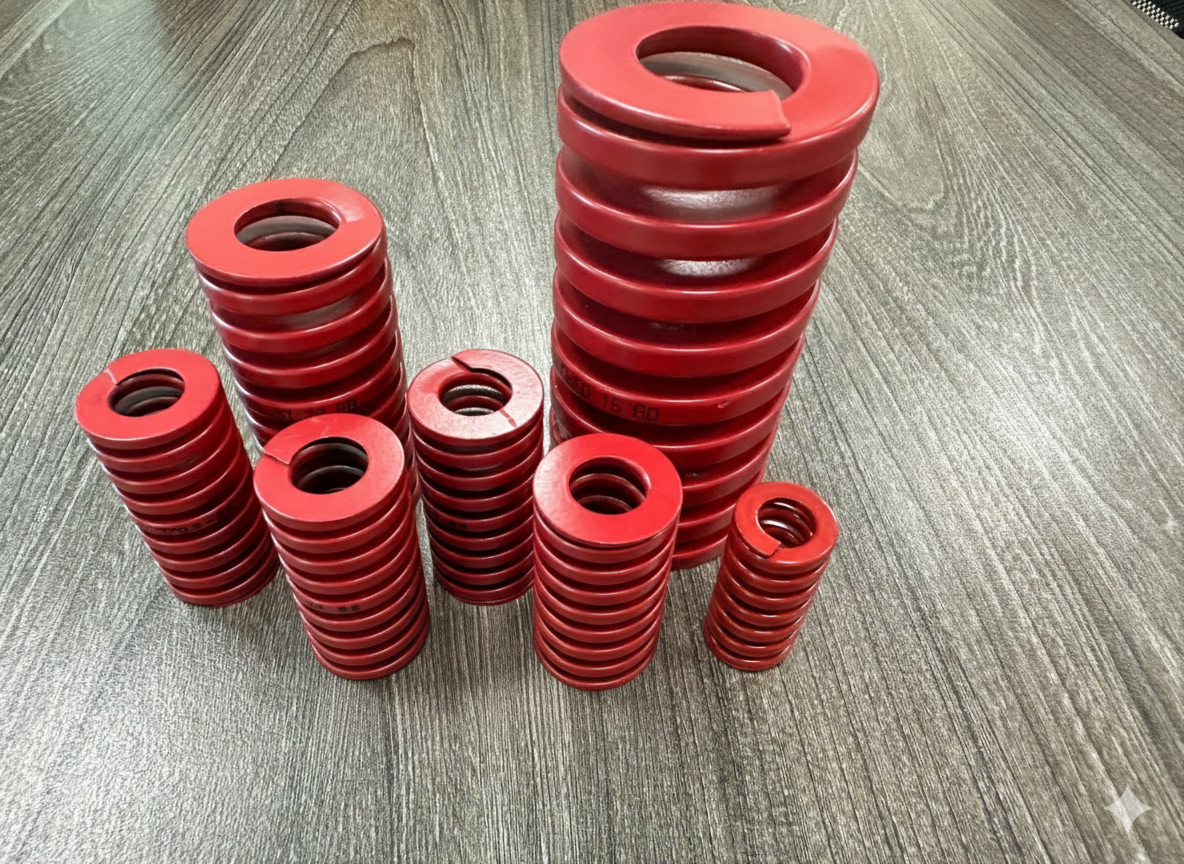 Lò xo khuôn màu đỏ